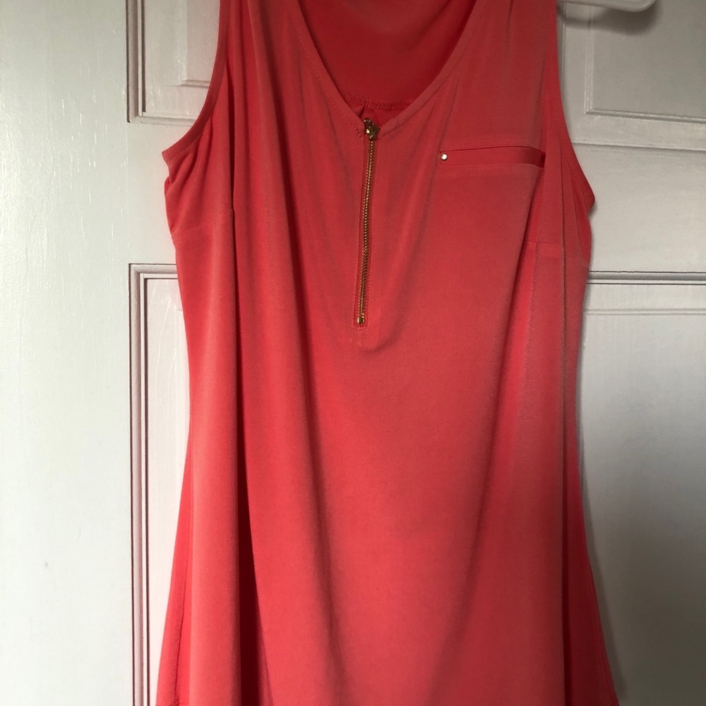 Coral tank top